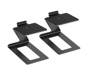 myWall Metal Speaker Stand - Black, Universal Fit, 10 kg Load Capacity, 15 cm Height, Part #4012386137535
