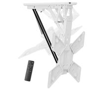 myWall my wall HL40MWL Folding Motorised Ceiling Mount with Remote Control for TV and Flat Screens 23-55 Inch (58 cm - 140 cm) VESA White