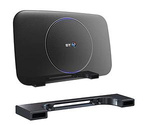 mywallmount BT Smart Hub 2 Wall Mount Bracket - Complete with Fixings - Strong Engineering Plastic - Black - L18xW4.5xD1.6cm