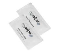 MYWIPE LUXURY Plastic Free Antibacterial Large Freshen Up Refreshing Lemon Wet Hot or Cold Hand Wipes Towels Catering & Restaurant x 500
