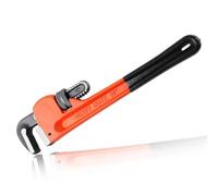 MYXJGNAIY Heavy Duty Adjustable Straight Pipe Wrenches 14-Inch Adjustable Plumbing Wrench Plumbers Wrench Tools with Soft Grip and Adjustable Jaws for Various Pipe Maintenance, 2 inch Jaw Capacity