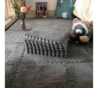 MYXJX carpet tiles, Fluffy Soft Parlor Carpet,Home Thick Interlocking Puzzle Floor Mat,Sound Insulation,Can Be Cropped,protect,10 Pieces(Style Y,10 pieces)