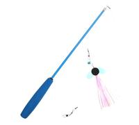 MYXJX cat toys, Three Sections Tassels and Fly Bugs for Indoor Play for Kittens and Cats to Curiosity and Exercise