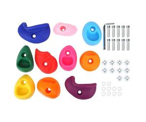 MYXJX climbing holds, Holds Large Rock Wall Grips Climbing Teaching For Training Outdoor For Frame Bracket(Color l)