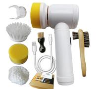 MYXJX electric shoe polisher, Boot Shiners USB Charging Brush Shoe Shiner Cleaner with 2 Sets Moving Brush Heads