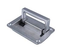 MYXJX handle, 1 PCS 11.1cm X6.9cm / 9.5cm X 6cm Metal Rectangle Shaped Recessed Folding Pull Handle Grip(S)