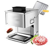 MYXJX Meat Slicer, Meat Cutter Machine, Automatic Slicer 2.5-7mm Chopper, Shredder Electric(3.5mm)