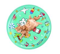 MYXJX pet cushion, Water Sensory Play Mat for Cats,Pet Cooling for Hot Weather | Indoor Interactive Cat Toy Pad(Summer Carnival)