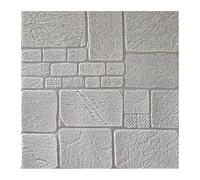 MYXJX self Adhesive Wallpaper, 10 Pcs Self Adhesive, Peel Off and Stick Tile Stickers Wallpaper for Interior Wall Decor(Grijs)