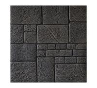 MYXJX self Adhesive Wallpaper, 10 Pcs Self Adhesive, Peel Off and Stick Tile Stickers Wallpaper for Interior Wall Decor(Dark Gray)