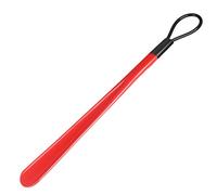 MYXJX shoe horn, PVC Shoehorn Long handle Shoe Horn(Red 30cm)