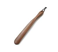 MYXJX shoe horn, Wooden Shoehorn Long handle Shoe Horn(Black Walnut 38cm)