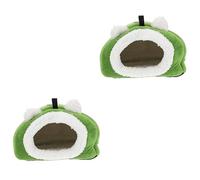 MYXJX Small pet's nest 2 Pcs Pet Cotton Nest Plush Cuddle Sack for Hedgehog Habitrail Hamster Cage Guinea Hut Hamster