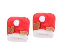 MYXJX Small pet's nest 2pcs Hamster Cotton Nest Guinea Pig Toy Hamster Christmas Pet Toys Bunny Hamster Warm Hous