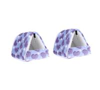 MYXJX Small pet's nest 2pcs Hamster Nest Rat Bedding Hamster Hideout Hedgehog Bed Mini Pet Bed Hamster Winter Ham