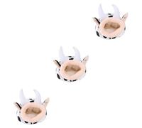 MYXJX Small pet's nest 3 Pcs Small Pet Cow Cotton Nest Sugar Glider Bed Cage Cow Accessories Cat Bed House Guinea Pig House