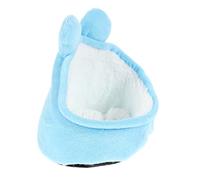 MYXJX Small pet's nest Hamster Cotton Nest Chinchilla Guinea Habitat Lovely Pet Bed Comfortable Pet Nest Hedgehog(Sky Blue)