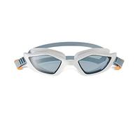 MYXJX swimming goggles, Professional Swimming Goggles Adult Water Sports HD Anti Fog Glasses(White clear lens)