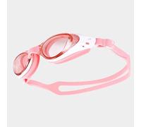 MYXJX swimming goggles, Professional Swimming Goggles Anti-Fog UV Adjustable Men Women Waterproof Silicone Diving Pool Glasses Adult Eyewear(Clear pink white)
