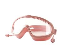 MYXJX swimming goggles, Swim Goggles Earplug 2 in 1 Set for Kids Anti-Fog UV Protection Swimming Glasses With Earplugs Children(Pink)