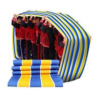 MYXJX team building games for work, 4-20M Teamwork Games Playing Run Mat, Adult Kids Field Day Outdoor Party Family Team Building(Kids 8M)
