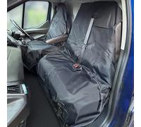 myXplorer Heavy-Duty Waterproof Non-Slide Van Seat Cover Set - Driver Plus Passenger Bench Seat Cover (2-Piece Set)