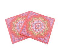 Myya 20pcs Disposable Napkins Tissue Paper Eid Mubarak Happy Ramadan Party Supplies Celebration Decoration