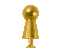 Myya DIY Belt Buckle Screws Hook Replacement for Repair Belts Handbag Accessories, Gold, 2mm