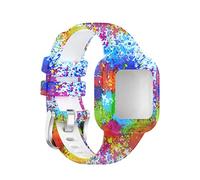 Myya Suitable For-Garmin Garminfit Jr3 And-Garmin Vivofit Jr.3 Universal Children's Watch Solid Color/Color Silicone Strap