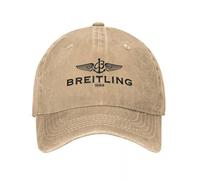MYYCYCV Baseball Cap Vintage Breitling-Logo Baseball Cap Unisex Distressed Denim Washed Headwear Outdoor All Seasons Travel Hats Cap Gift