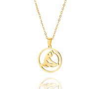 MYYCYCV Necklace pendant Hula Hoop Gymnastics Pendant Women's Gymnastics Action Necklace Fashion Gymnast Birthday Gift gift