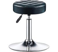 MYYINGELE Bar Stool Adjustable Height Swivel Spa Stool Retro Industrial Bar Stools Office Dental Bar Chairs With Pu Leather Seat, Height:60-80cm(23-31inch), Green, 60-80cm