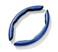 MYYULONG 2Pcs Car Steering Wheel Cover for Toyota Yaris 2019-2023, Anti-slip Breathable Segmented Steering Wheel Cover Protector Accessories,Blue