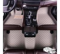 MYYULONG Car Floor Mats for FIAT 500e 2021-2022 2023 2024 2025 RHD, Full Coverage Waterproof Non-Slip Leather Carpet Cover Tailored Fit Floor Mats Set Accessory,Grey