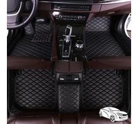 MYYULONG Car Floor Mats for Nissan Qashqai J12 e-Power 2022-2024 2025 RHD, Full Coverage Waterproof Non-Slip Leather Carpet Cover Tailored Fit Floor Mats Set Accessory,Bla-ck