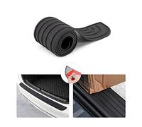 Car Rear Bumper Protector Strip for BMW X3 E83 F25 G01 G45, Anti-scratch Bumper Protector Guard Rubber Bumper Guards Tailgate Trim Strip,Bla-ck-104cm × 9cm