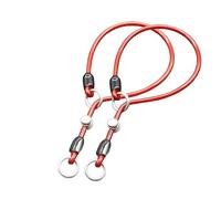MyyYiTar Dog Collar Show-Grade P-Chain Anti-Pull Collar Small/Medium/Large Breed Training Collar Anti-Pull Pet Collar Anti-Escape Safety Leash-Red