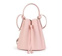 MYZCYBFC Petal handbag retro drawstring shoulder messenger bag simple and fashionable blessing bag (Pink,Large)