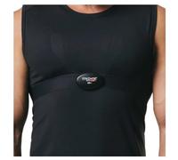MYZONE MZ-3 Sports Shirt (Large) Black - Performance Gym Shirt for Men, Designed for MZ-3 Heart Rate Monitor and Suitable for All Sports Activities