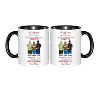 MYZQIFF to My Daughter Mug from Mum Mom Cartoonize, Personalized Cartoon Style Mothers Day Coffee Mug,Custom Mother and Daughter Coffee Cup, Watching You Be A Mom Gift from Mama Mum on Mother's Day