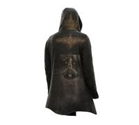 MYZTTZR Nordic Mythology 3D Hooded Cardigan for Men Viking Tattoo Print Fenrir Odin Raven Vintage Fashion Fall Jacket Medieval Gift,Raven,XL