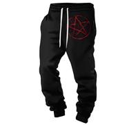 MYZTTZR Nordic Mythology Men's Trousers Viking 3D Printed Tattoo Odin Raven Skull Retro Personality Women's Sports Trousers,Norse Runes,4XL