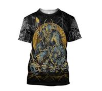 MYZTTZR Nordic Mythology Summer Short Sleeve Ultra-thin Quick Dry Casual T-shirt Sons Of Odin Gift,Util Valhalla,XXL