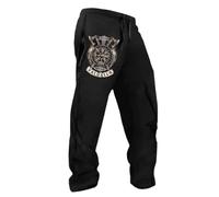MYZTTZR Viking 3D Men's Trousers Nordic Mythology Tattoo Fenrir Retro Personality Sports Leisure Valhalla Gift,Mediaeval,XXL