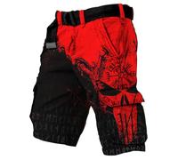 MYZTTZR Viking 3D Printed Shorts Nordic Tattoo Vintage Casual Personalised Men's Sports Beach Pants Medieval Valhalla,Viking Symbols,XXL