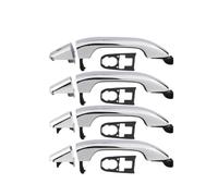 Myzzo car Door Handle Chrome Exterior Door Handle for Chevrolet Silverado Sierra(Rear Right)