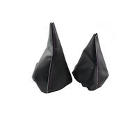 Myzzo Car Gear Knob for BMW 3 Series E36 E46 M3 Car Shift Gear Stick Manual Handbrake Gaiter Boot Black Leather