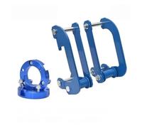 Myzzo Wheel spacer kit 32mm Front Spacer and Extended 2" Rear For Leaf Spring G-Shackles Suspension Lift Kit For Hilux For REVO 2.8L 2015(Hilux REVO with hole)