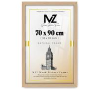 MZ GOODS | Eton Wood 700 x 900 mm Frames - Extra Large Beech 36" x 28" Perfect for Home, Office, (70 x 90 CM) [ Beech ]