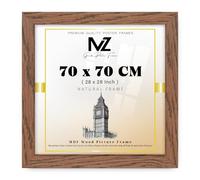 MZ GOODS | Eton Wood Puzzle (70 x 70 CM) Frames, Certificate, Large Dark Oak Engineered Wood Frames| 28 x 28 Inch MDF Frame 700 x 700 mm [ Dark Oak ]